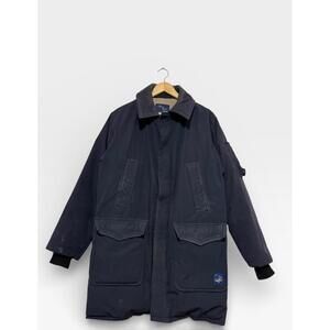 Vintage Snow Goose Navy Down Parka Coat M 38–40 Made in Canada Men’s